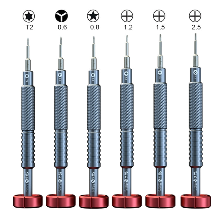 MECHANIC&XILI META Y Set di cacciaviti magnetici in lega 6 in 1 per la riparazione del telefono cellulare, 6 in 1 MECHANIC&XILI META Y Set di cacciaviti magnetici in lega 6 in 1 per la riparazione del telefono cellulare, 6 in 1